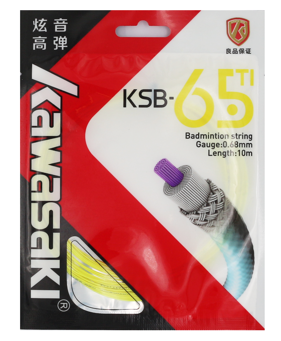 Струна для бадминтона KAWASAKI KSB-65ti (10 метров) FLU-YELLOW