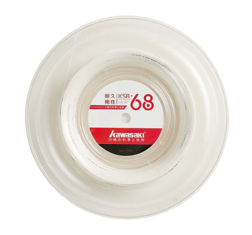 Струна для бадминтона KAWASAKI KSB-68 (200 метров) WHITE
